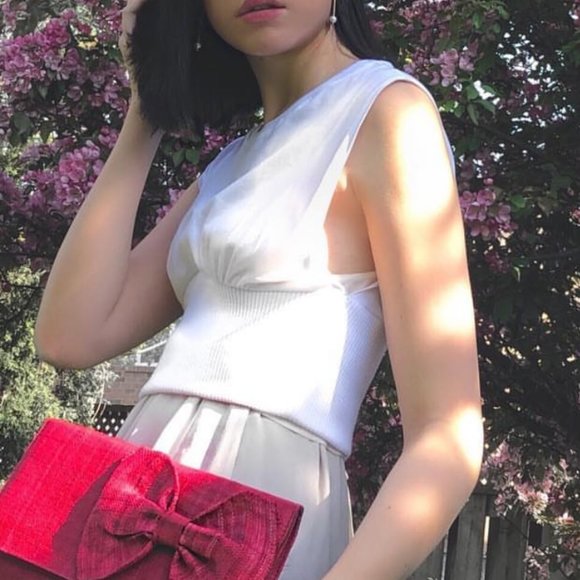 Silence & Noise White Sleeveless Blouse - Picture 3 of 3